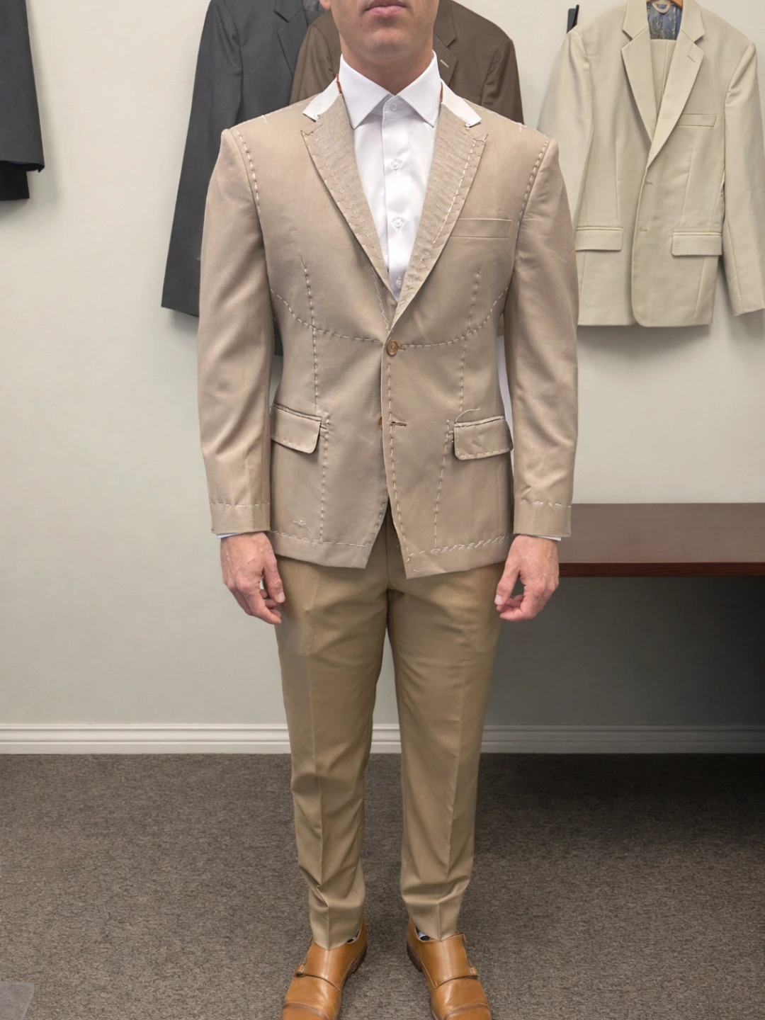Contemporary modern-fit suit with expert tailoring and refined style created by esatto Custom in Layton, Utah