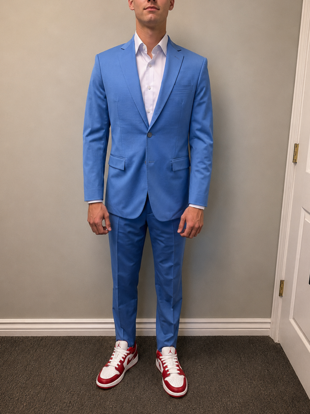 Custom wedding suit detail by esatto Custom Clothing Layton Utah