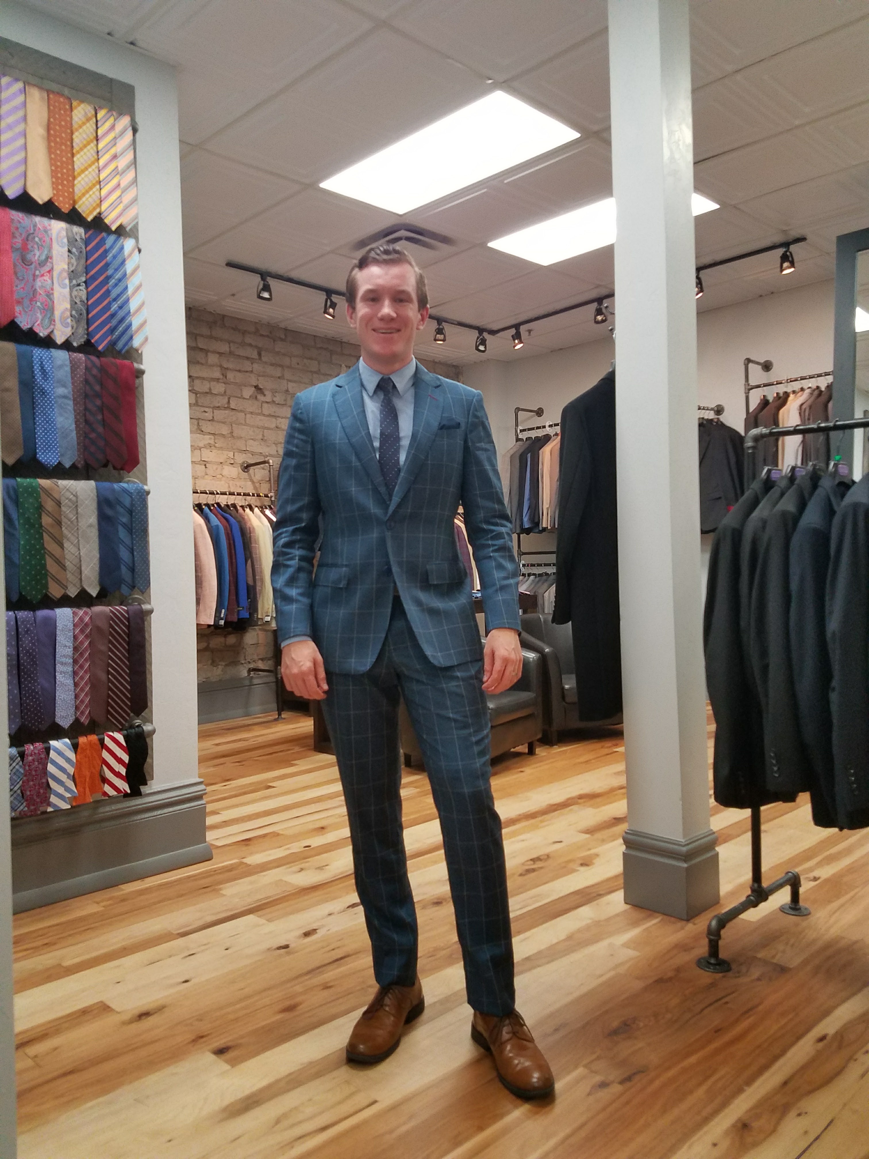 Brandon Beck, Head Clothier and founder of esatto Custom Clothing in Layton, Utah